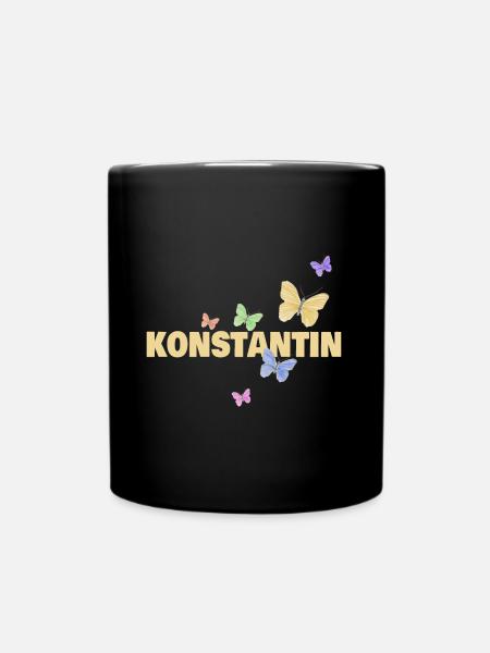 Konstantin Konstantin - Tasse einfarbig - Schwarz