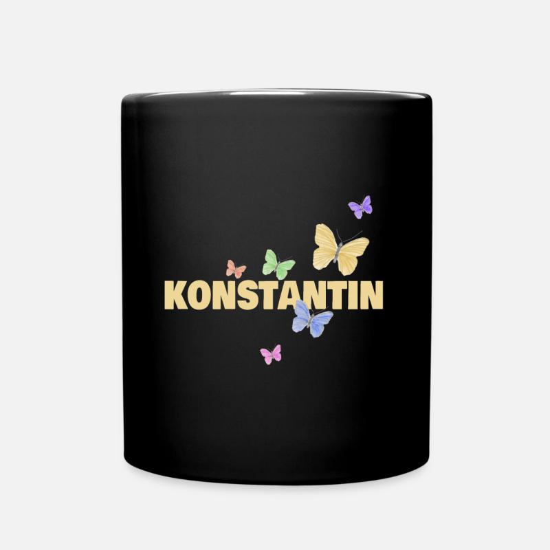 Konstantin Konstantin - Tasse einfarbig - Schwarz