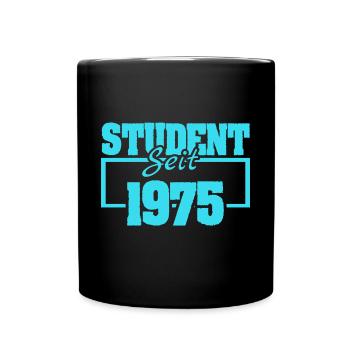 seit 1975 - Tasse einfarbig - Schwarz - Vorne