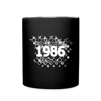 1986 - Full Colour Mug - black - Front