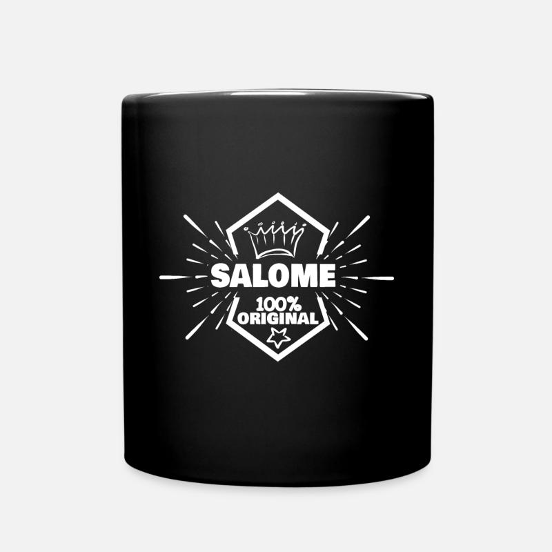 Vorname Salome - Tasse einfarbig - Schwarz