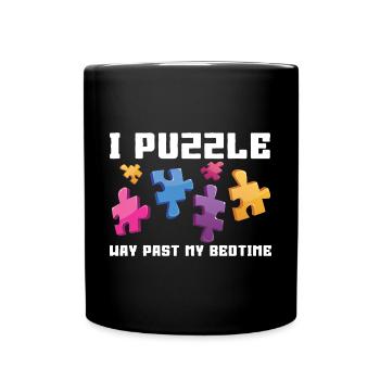 Je suis perplexe bien au-delà de l’heure du coucher - Mug uni - noir - Devant