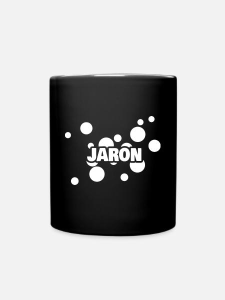 Vorname Jaron - Tasse einfarbig - Schwarz