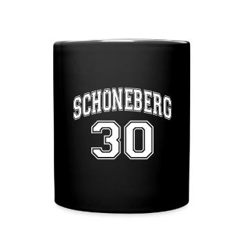SCHÖNEBERG 30 Nostalgia Design Berlin District Zip Code - Full Colour Mug - black - Front