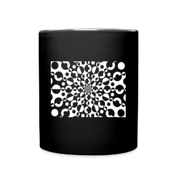 Illusion d’optique - Des visuels fascinants - Mug uni - noir - Devant