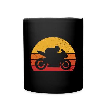 Motard Motard Motard Vintage - Mug uni - noir - Devant
