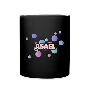 Asael Asael - Tasse einfarbig - Schwarz - Vorne