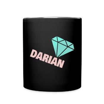 Darian as noble - Full Colour Mug - black - Front