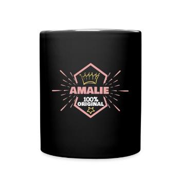Cadeau pour Amalie - Mug uni - noir - Devant