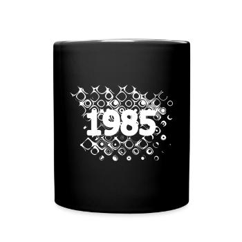 Year 1985 - Full Colour Mug - black - Front