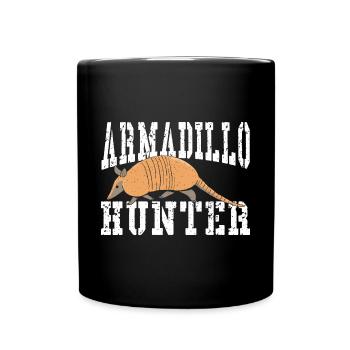 Armadillo Pet Armadillo Gift - Full Colour Mug - black - Front