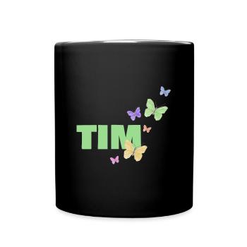 Tim - Tasse einfarbig - Schwarz - Vorne