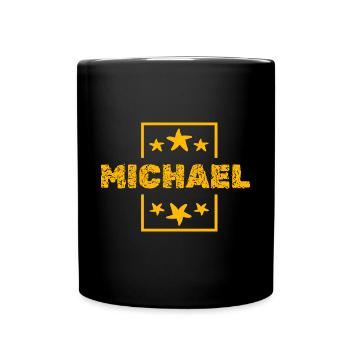 Gift for Michael - Full Colour Mug - black - Front