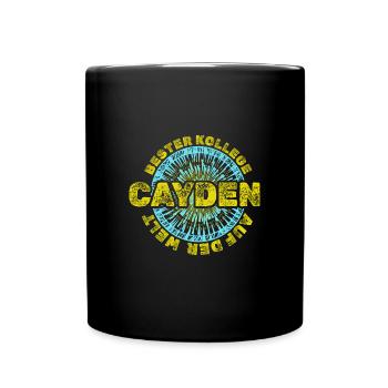 Gift for Cayden - Full Colour Mug - black - Front