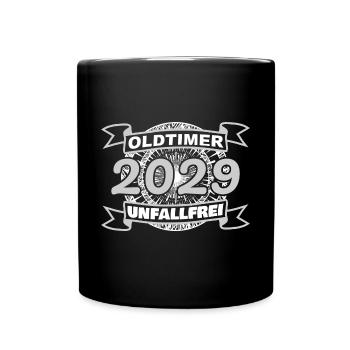 Oldtimer 2029 - Full Colour Mug - black - Front