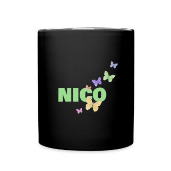 Nico Nico - Tasse einfarbig - Schwarz - Vorne