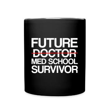 Future Med School Survivor - Full Colour Mug - black - Front