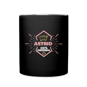 Astrid - Tasse einfarbig - Schwarz - Vorne