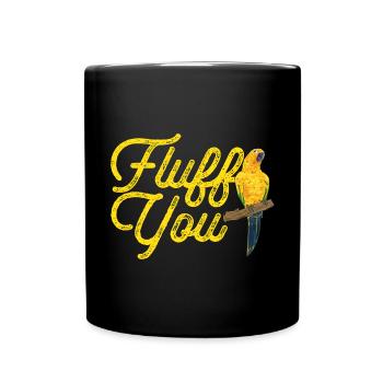 Parakeet, Parrot, Parakeet, Bird - Full Colour Mug - black - Front