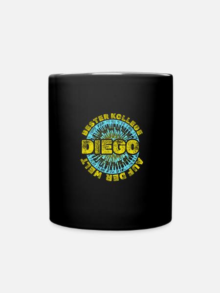 Geschenk für Diego - Tasse einfarbig - Schwarz