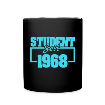 Student 1968 - Tasse einfarbig - Schwarz - Vorne