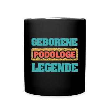 Podologue - Mug uni - noir - Devant