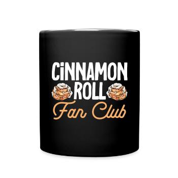 Cinnamon roll - Full Colour Mug - black - Front