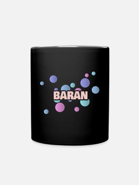 Geschenk für Baran - Tasse einfarbig - Schwarz