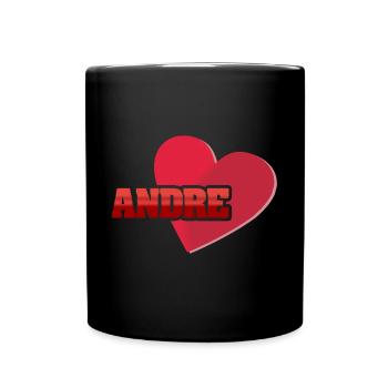 Gift for Andre - Full Colour Mug - black - Front