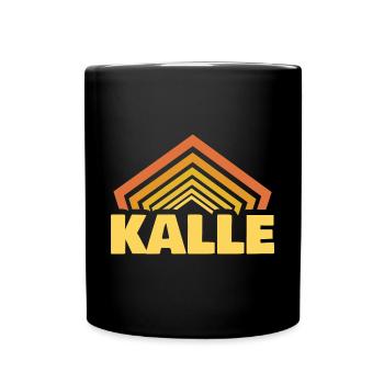 First name Kalle - Full Colour Mug - black - Front