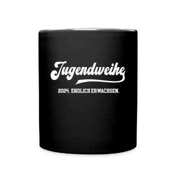 Jugendweihe 2024 Erwachsen Feier Ostdeutschland - Tasse einfarbig - Schwarz - Vorne