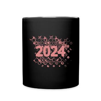 Year 2024 - Full Colour Mug - black - Front