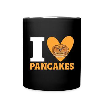 Pancake Breakfast Pancakes - Full Colour Mug - black - Front
