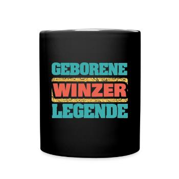 Gift for winemakers - Full Colour Mug - black - Front