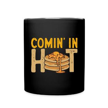 Pancake Breakfast Pancakes - Full Colour Mug - black - Front