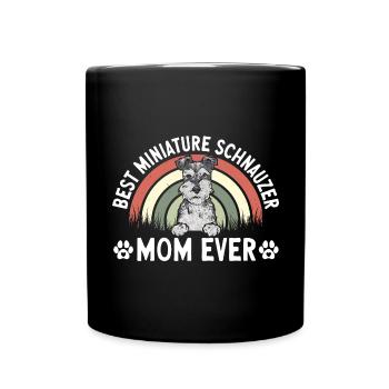 Schnauzer nain Chien Schnauzer - Mug uni - noir - Devant