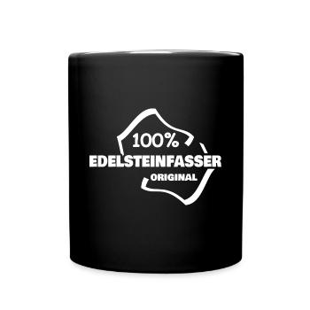 Occupation: Gemstone setter - Full Colour Mug - black - Front