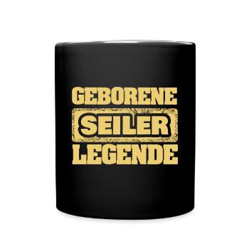 Beruf Seiler - Tasse einfarbig - Schwarz - Vorne