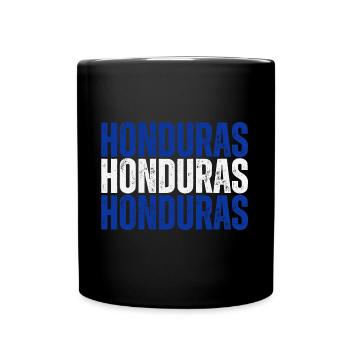 Flag of Honduras, Honduran pride - Full Colour Mug - black - Front