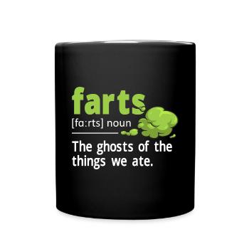 fart farting farting farting - Full Colour Mug - black - Front