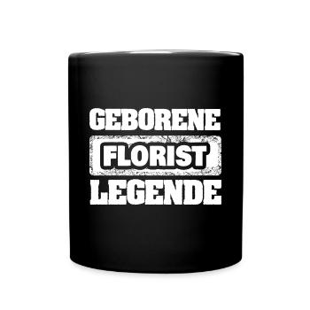 Profession : Fleuriste - Mug uni - noir - Devant