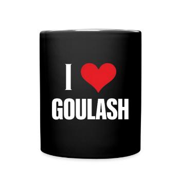 Gulasch - Tasse einfarbig - Schwarz - Vorne