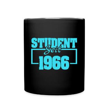 Student 1966 - Tasse einfarbig - Schwarz - Vorne