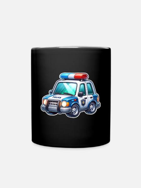 Police - Mug uni - noir