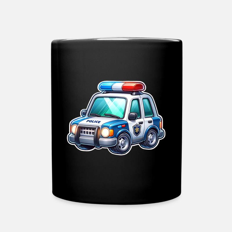 Police - Mug uni - noir