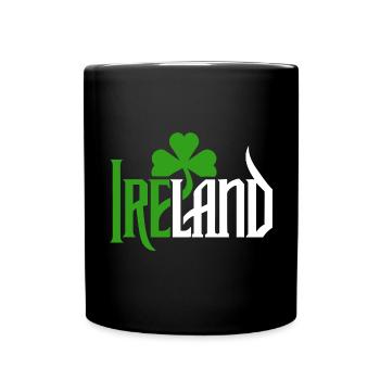 Irlande - Bonne Saint-Patrick - Shamrock - Mug uni - noir - Devant