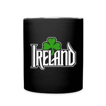 Irlande - Bonne Saint-Patrick - Shamrock - Mug uni - noir - Devant
