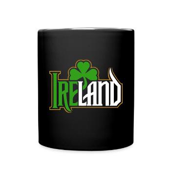 Irlande - Bonne Saint-Patrick - Shamrock - Mug uni - noir - Devant