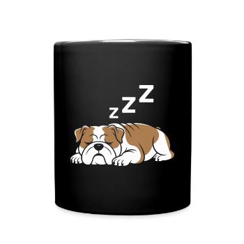 Bouledogue - Mug uni - noir - Devant