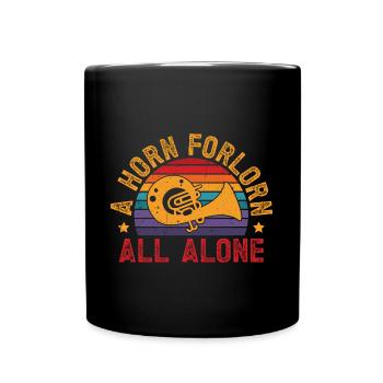 Euphonium Cor Désespéré Tout Seul Baryton Marche - Mug uni - noir - Devant